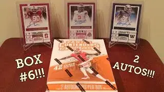 2017 Panini Contenders Draft Picks Football Retail Blaster Box Break #6 - 2 More Autos!!!