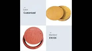 Grass Lawn Pedestrians Manhole Covers Decoration FRP Composite Manhole Cover, BMC SMC Composite Plas