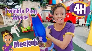 Playground Adventure + Healthy Snack Hunt | 4 HR OF MEEKAH! | Educational Videos for Kids