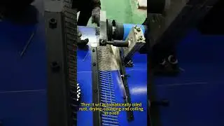 How is the coil nail making machine working?