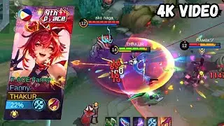 4K SIMPLE AND EASY FANNY PLAYSTYLE | 2 CABLES ARE ENOUGH | MLBB