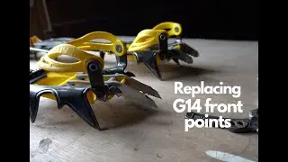 Replacing front points on G14 crampons