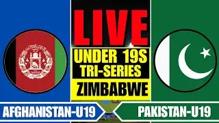 PAKISTAN vs AFGHANISTAN LIVE | PAK-U19 vs AFG-U19 - CRICKEX INFO