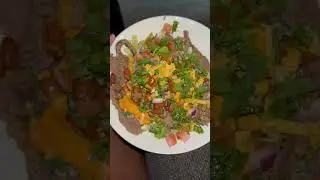 Taco salad 🥗 dinner #tacosalad #dinnertime #timefordinner #100lbsdown