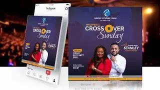 The trick behind church flyer design - Church flyer Design | PixelLab Tutorial | Smartphone Graphic