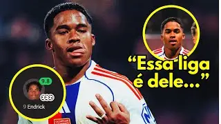ENDRICK &Eacute; UM MONSTRO! HATTRICK NO LYON CHOCA A EUROPA 😱🔥