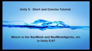 Missing NavMeshAgent in Unity 5