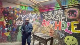 Smashing Stress Away at the Las Vegas Axehole Smash Room