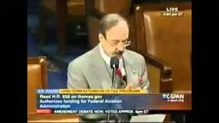 House Floor debate over Rep. Garrett's amendment to protect North Jersey skies