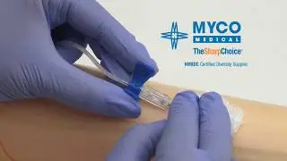 Safety shield activation for the RELI&reg;/Gemtier&reg; Safety Blood Collection Set from MYCO Medical.