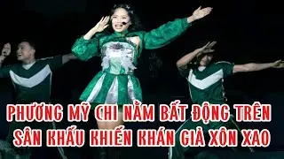 Phương Mỹ Chi nằm bất động trên sân khấu khiến khán giả xôn xao