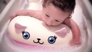 Almofada de Banho para Beb&ecirc; da Gatinha &Aacute;gata