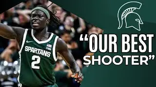 Tom Izzo Calls Kur Teng Michigan State's Best Outside Shooter!