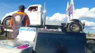 Diamond T 6.9 idi swap dyno pulls! 