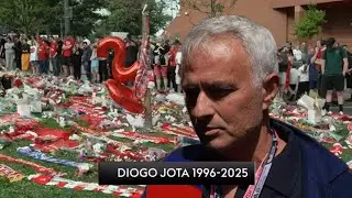 JOSE MOURINHO BREAKS SILENCE ON DIOGO JOTA'S DEATH 💔 | EMOTIONAL TRIBUTE