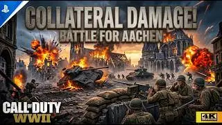 Call of Duty: WWII - Mission #6 - Collateral Damage Gameplay #ps5