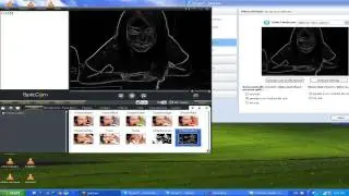 SplitCam Webcam Effect Video White Gradient Filter