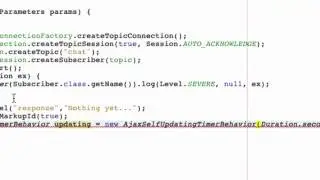 Chat Application with Wicket (JMS)