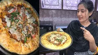 Arabic Ranch Pizza Recipe🍕 | Stuffed Crust Pizza Recipe by Cooking with Mehwish