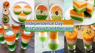 Tri Colour Food Recipes Making Ideas/Different Tri Colour Food Recipe Photos