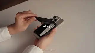 elago | Magnetic Leather Wallet Stand type
