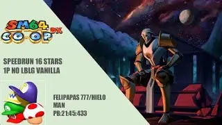 SM64 Speedrun 16 stars vanilla no lblj PB:21:45:433