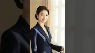 GR OK 3 공시계 MUSIN감색 치마정장 거실02.