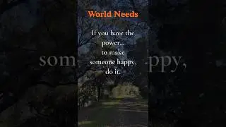 If You Can Make Someone Happy&hellip; Do It ✨ This One Line Can Change Someone&rsquo;s Day 🌍💛