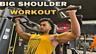 BROAD SHOULDER WORKOUT | WIDE SHOULDER #BIGSHOULDER