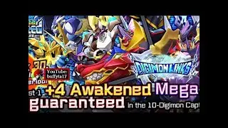 Digimon Links & Linkz +4 Mega Guaranteed Mega Limited Capture: Kentaurosmon X, Magnamon X, etc.