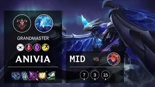 Anivia Mid vs Zoe - KR Grandmaster Patch 10.6