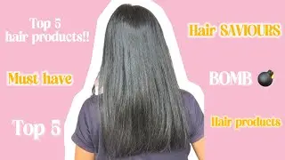Top 5 BOMB Haircare products that TRANSFORMED my hair!!#haircare #hairgrowth #antihairfall #trending