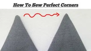How To Sew Perfect Corners..... 👍