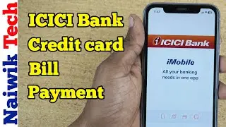 How to pay ICICI Bank Credit Card Bill via iMobile app