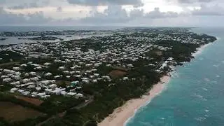 Bermuda South Shore - drone view