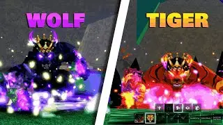I Tested the NEW Tiger and Werewolf Fruits in Bloxfruits Roblox