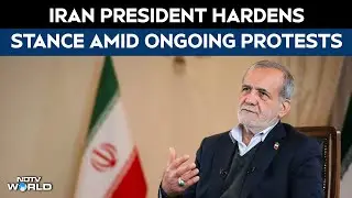 Iran Protest Video | Iran's Reformist President Pezeshkian Hardens Tone On Protests
