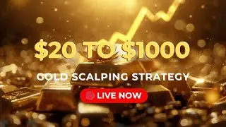 $20 to $1000 Challenge 🚀 Gold 1 Min Scalping LIVE | Small Account Flipping