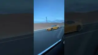 Toyota Supra pops and bang in highway