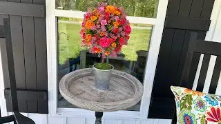 How to Make a DIY Summer Topiary