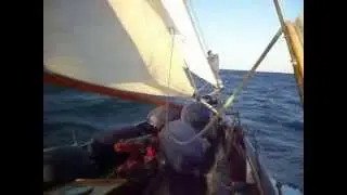 Sail Yacht Coral (of Cowes) the gaff rigged schooner built in 1902.