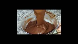 no bake fry pan chocolate cake recipe||#ytshorts