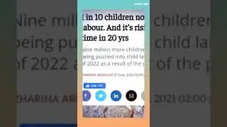 Stop Child Labour | World Day Against Child | Learning world #child #labourday  #studentsmustwatch