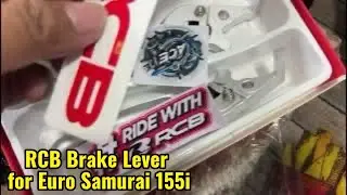 Euro Samurai 155i #RCB brake lever #eurosamurai155 
