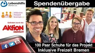 100 Paar Schuhe von schuhplus f&uuml;r das Projekt Inklusive Freizeit Bremen der Lebenshilfe Bremen