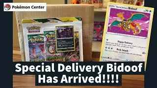 SPECIAL DELIVERY BIDOOF PROMO OPENING!!! + EVOLVING SKIES 3-PACK BLISTER!