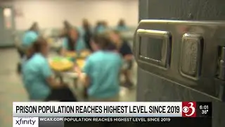 Vermont prison population reaches highest level since 2019