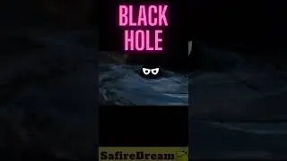 FLY INTO THE BLACK HOLE  #planets #space #blackhole