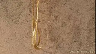 Missjewelry 18K gold fine jewelry hip hop snake chain for men