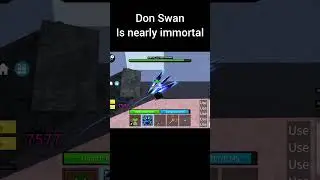 Don Swan nearly impossible to kil* #bloxfruits #trending #shorts